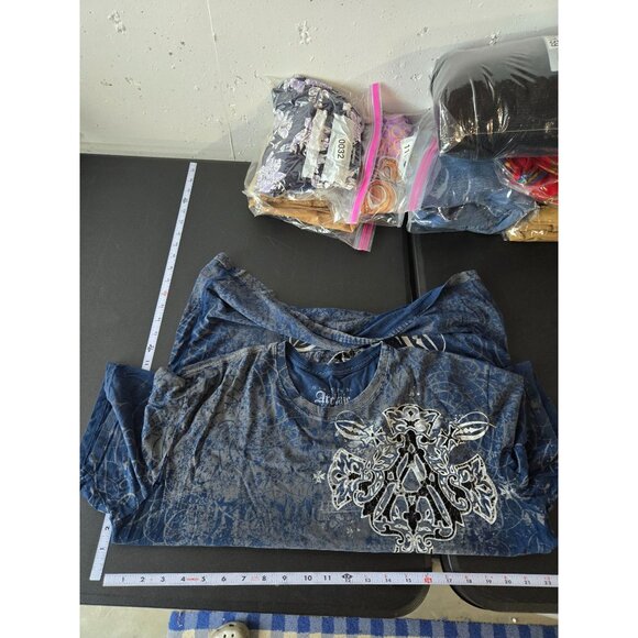 Archaic Affliction Mens Short Sleeve Graphic T-Shirt Size XLarge Biker Casual - Picture 6 of 8